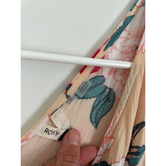 Roxy In The Mood For Dance Floral Wrap Dress - Size XS - Picture 7 of 11